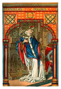 St Stanislas, polsk biskop og martyr fra 1000-tallet, 1886 av Unbekannt