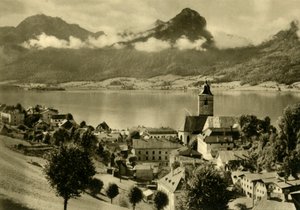 St Wolfgang im Salzkammergut, Øvre Østerrike, c1935. av Unbekannt