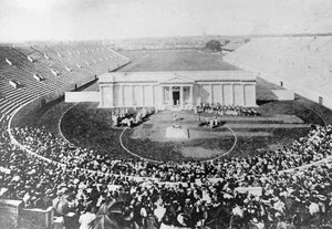 Stadium, Harvard University, Cambridge, Massachusetts, USA, tidlig på 1900-tallet av Unbekannt