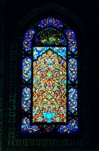 Glassmaleri, Suleymaniye-moskeen, 1557 av Unbekannt