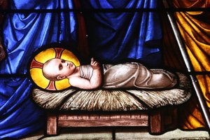 Glassmaleri : Nativity Geneve Sveits av Unbekannt