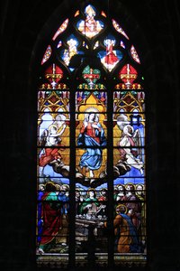 Glassmaleri vindu. The Assumption of the Virgin, Bourges, Frankrike av Unbekannt