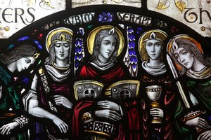 Glassmaleri designet av J. Gordon Guthrie. Seraph, New York, USA av Unbekannt