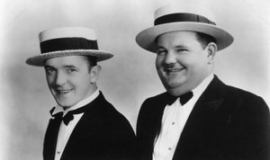 Stan Laurel 1890-1965 og Oliver Hardy 1892-1957, 1900-tallet av Unbekannt