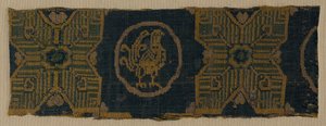 Stjerne- og korsmønster fra et gravomslag, 800-900-tallet. av Unbekannt
