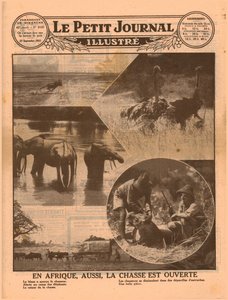 Starten på den afrikanske jaktsesongen, 1931. av Unbekannt