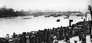 Start av Oxford og Cambridge Boat Race, London, 1926-1927 av Unbekannt