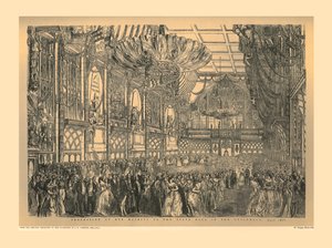 State Ball i Guildhall, 1851, 1886 av Unbekannt