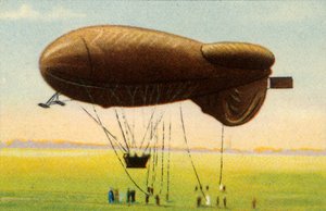 Strømlinjeformet sperreballong med kurv, 1918, 1932. av Unbekannt