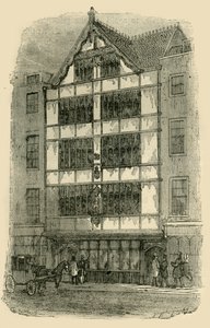 Gatefronten til Crosby Hall, c1872. av Unbekannt