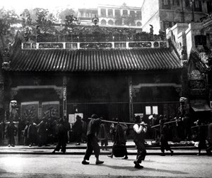Gatescene, Hong Kong, 1900 av Unbekannt