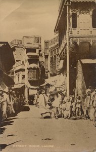 Gatescene, Lahore, . av Unbekannt