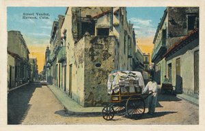 Gateselger, Havana, Cuba, 1938 av Unbekannt