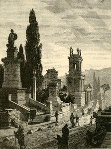 Street of the Tombs i Athen, restaurert, 1890. av Unbekannt