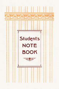 Studentnotatbok, 1917 av Unbekannt