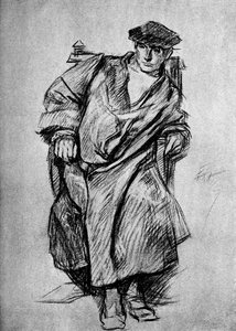 Study for Gown, Court of Henry VIII, 1899 av Unbekannt