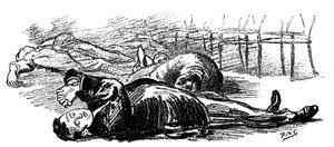 Emner hypnotisert av lyden av en gong, 1891 av Unbekannt