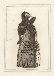 Dress av svart morion eller arquebus rustning av Unbekannt