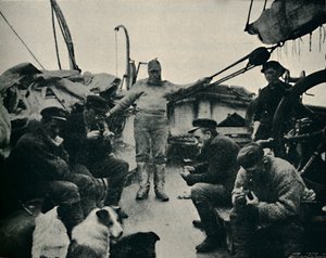 Søndag ettermiddag om bord, 1895, 1897 av Unbekannt