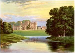 Sundorne Castle, nær Shrewsbury, Shropshire, hjemmet til Corbet-Pigott-familien, c1880 av Unbekannt