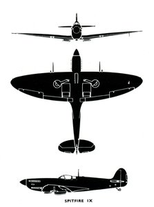 Supermarine Spitfire Mk IX, 1941 av Unbekannt