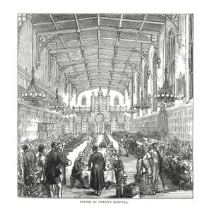 Nattverd på Christs Hospital, 1878 av Unbekannt