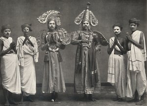 Scene fra Shakuntalavilasa, skuespillet til Shakuntala, 1926 av Unbekannt