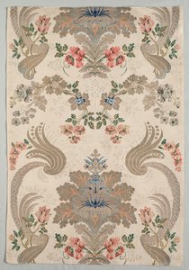Taft, brokadert, 1700-1750. av Unbekannt