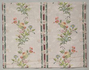 Taft, brokadert, ca. 1790. av Unbekannt