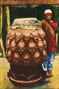 Talende tromme, Kamerun, c1928. av Unbekannt