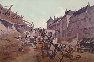 Target Practice Dieppe 1795, 1896 av Unbekannt