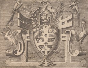 Plaketter og andre pyntegjenstander av forskjellige og lunefulle oppfinnelser Kartusjer og andre ornamenter fra ..., 1773. av Unbekannt