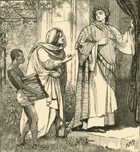 Tarquinius og sibylla, 1890. av Unbekannt