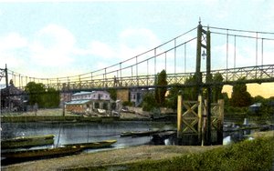 Teddington Bridge, London, 1900-tallet av Unbekannt