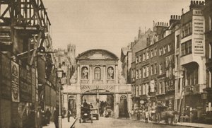 Temple Bar: Bygrensen i Stranden i året 1878, c1935. av Unbekannt