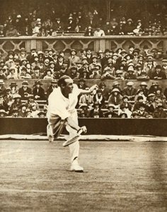 Tenniskamp på Center Court i Wimbledon, c1930-tallet, 1935. av Unbekannt