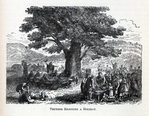 Teutoner nyter en ferie, 1882 av Unbekannt