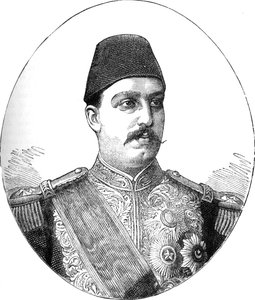Tewfik, Khedive i Egypt, c1882 av Unbekannt