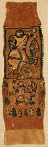 Tekstilfragment, bysantinsk, 6.-8. århundre. av Unbekannt