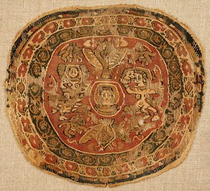 Tekstilfragment, bysantinsk, 8.-9. århundre. av Unbekannt