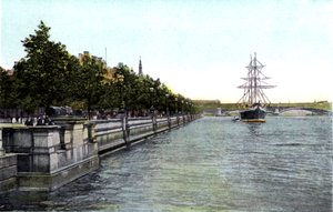 Thames Embankment, London, 1900-tallet av Unbekannt