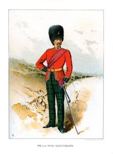 The 21st Royal Scots Fusiliers, c1890 av Unbekannt
