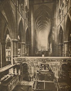 The Abbeys Grand Interior: Ser vestover fra Confessor-kapellet, c1935. av Unbekannt