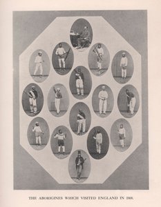 Aboriginerne som besøkte England i 1868, 1912. av Unbekannt