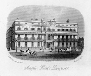 The Adelphi Hotel, Liverpool, Merseyside, 1864 av Unbekannt