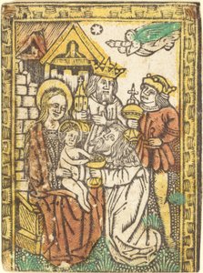 Tilbedelsen av magiene, ca. 14701480. av Unbekannt