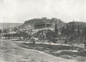 Agora og Akropolis, Athen, Hellas, 1895. av Unbekannt