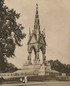 Albert Memorial utfordrer klima og kritikk, c1935. av Unbekannt