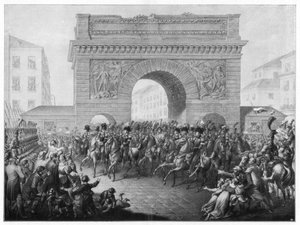 De allierte går inn i Paris 31. mars 1814 1900 av Unbekannt