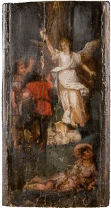 Engelen som viser seg for hyrdene, 1500-1600. av Unbekannt